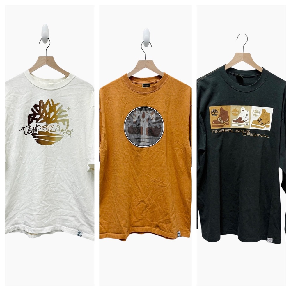 Vintage‎ Timberland Bundle of 3 Graphic T Shirt Men's Size Medium